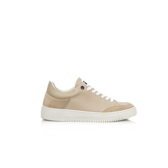 Cerruti 1881 Beige Cowhide Women Platform Women's Sneaker